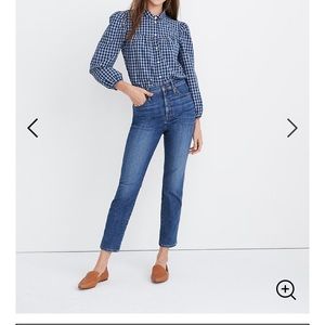 Madewell Stovepipe Cropped Jeans